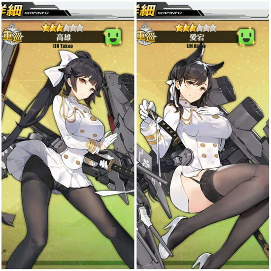 【画像】艦これとアズレンの同名キャラを比較していった結果ｗｗｗ