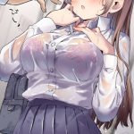 「すっかり濡れてしまったね…」制服ｽｹｽｹのＪＣやＪＫといっしょの濡れ透けシチュ♪