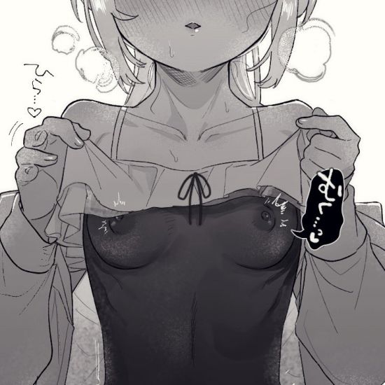 服の上から乳首を出す絵 オファー 二次