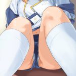 激しく動くとスキマからふとももの奥見えそう…？ 短パンやハーフパンツの体操服少女♪