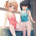 瑞々しい肢体にぴったりとフィットした、レオタード着用の美少女の画像 ㉜